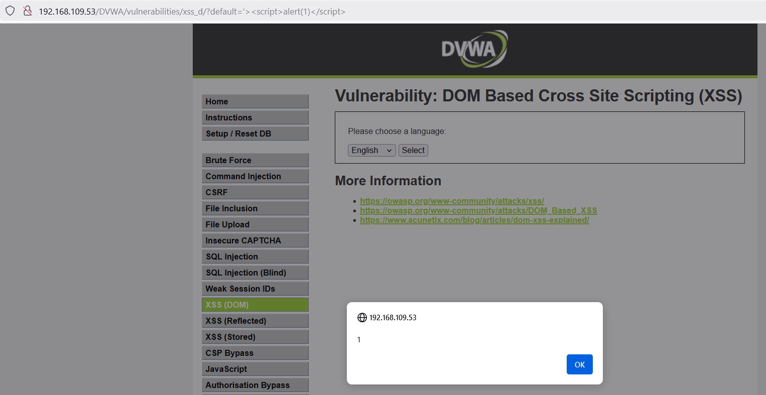 reflected-dom-based-xss-low-security